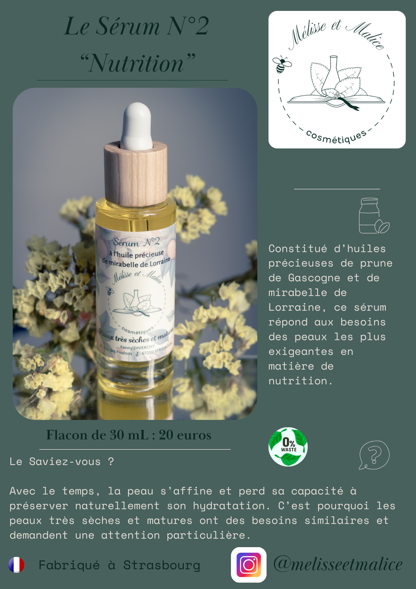 Le sérum N°2 : "Nutrition"