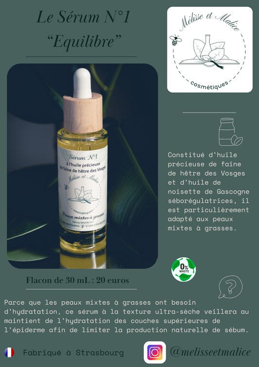 Sérum N°1 : "Equilibre"